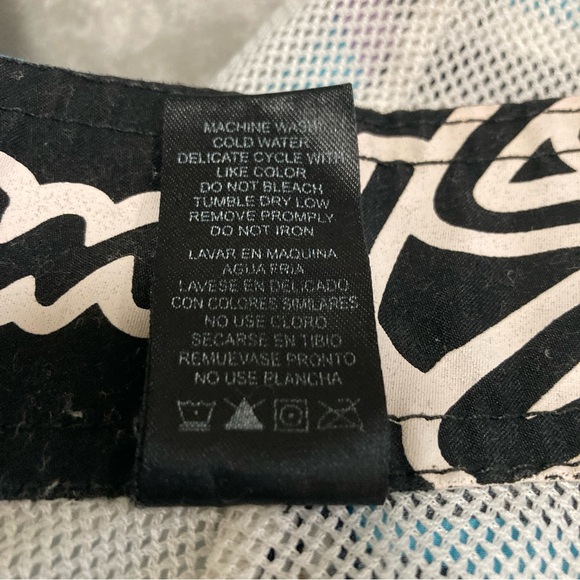 Maui and Sons Men's Striped Swim Shorts - Blue, Black, Purple Size 32 - Picture 8 of 13